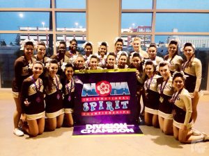 (Photo courtesy of assistant coach Allysen Kikumoto) For many of the variety cheerleaders, winning the intermediate high school division marked the end of their high school cheer careers.