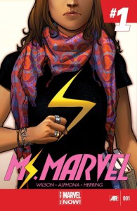 Ms. Marvel Issue 1, cover from the Marvel website
