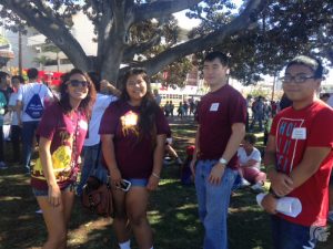 (Risa Askerooth | Trojan Times) The Leos had the chance to enjoy the New Year's Festival and offer their services. 