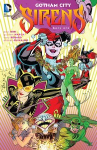 Gotham City Sirens Book One, cover from the DC Comics website