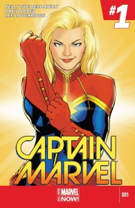 Captain Marvel issue 1, cover from the Marvel website