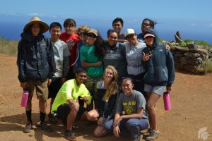 (Photo courtesy of Hui Malama o Mililani adviser Sandra Webb) Besides going to Kahoolawe to service the land back to its natural self, Hui Malama o Mililani enjoyed learning about the Hawaiian culture as well as being part of something bigger than they imagined. 